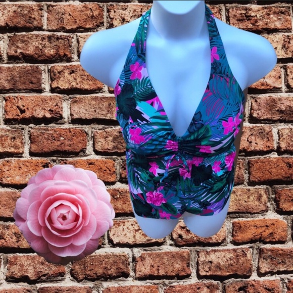 Swimsuits For All Other - Swimsuits For All Floral Floral Tankini Top 20
